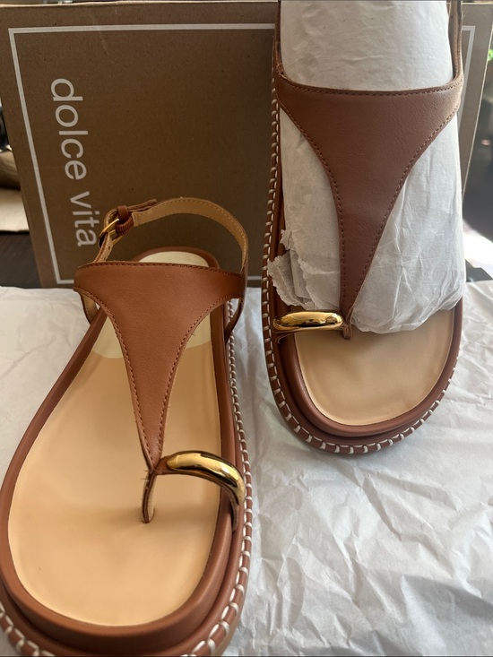 Dolce Vita Shoes - Dolce Vita Brown Saddle Leather Stefan Sandal